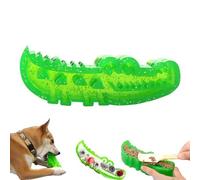 Jouet puzzle pour chien - Jouet à friandises pour chien en forme de crocodile - Gardez votre animal de compagnie occupé, jeu divertissant pour rapporter lécher la mastication, manger lentement
