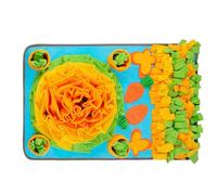 Jouet Puzzle Pour Chiens - Tapis De Stimulation Sensorielle 31,1 x 18,9 79 x 48 cm, Anti-tinoie, Roulement Polaire Lavable Pour Entraînement Au Travail Sur Le Nez | Jeu Squeaky Carrot Patch Réduction