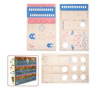 Jouet puzzle pour hamster et hamster - Tube en bois - Cage à balançoire - Jouets interactifs à mâcher pour les dents de hamster - Nourriture - Cochons - Bâtons d'écureuil - Granulés