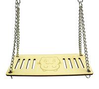 Jouet puzzle pour hamster et hamster - Tube en bois - Cage à balançoire - Jouets interactifs à mâcher pour les dents de hamster - Nourriture - Cochons - Bâtons d'écureuil - Granulés