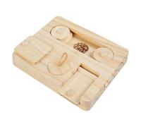 Jouet Puzzle Pour Petits Animaux - Sac De Nourriture En Bois, Intelligence, Jeu De Nature, Collation, Activité De Cachette, Entraînement, Accessoires Robustes Pour Animaux De Compagnie | Divertissemen