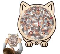 Jouet Puzzle Représentant Un Chat 135 pièces Jeux Éducatifs