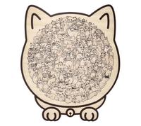 Jouet Puzzle Représentant Un Chat 135 Pièces Labyrinthe Éducatif