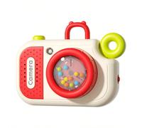 Jouet radio multifonction pour tout-petits, lecteur d'enregistrement de dessins animés, machine éducative précoce de sons et de lumière musicale, chansons bilingues pour enfants, cadeau d'anniversaire