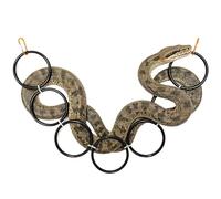 Jouet rampant pour terrarium, flexible, installation facile, décoratif, anneaux d'enrichissement pour terrarium, reptiles, dragon barbu, lézard, iguane et éleveur, amateurs et gées