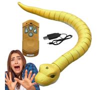 Jouet réaliste de Blague de Serpent RC - Serpent Robot télécommandé | Dispositif Amusant de Farce avec Mouvement et Son réalistes pour, Adultes, Filles, Halloween, fêtes,