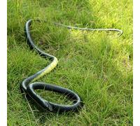 Jouet Réaliste En Caoutchouc Souple, Serpent Safari, Accessoires De Jardin, Cadeau De Blague D'Environ 130cm, Nouveauté Et Gag, 1 Pièce