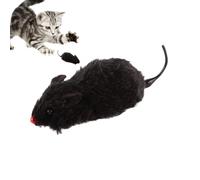 Jouet réaliste pour chat - Souris mécanique - Jouet de course à pied - Jouet interactif de simulation de jeu pour les grandes et petites races d'intérieur et d'extérieur