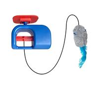 Jouet rechargeable pour chat : équipement sonore grinçant, portrait visuel interactif de jeu , logique de polyvalence avec boucle amovible, qualité pour soulager l'ennui, unité de