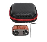 Jouet réducteur de Stress en Alliage de Zinc Durable pour Adulte - Curseur de soulagement de l'anxiété pour Le TDAH et l'Autisme - Taille de Poche - Jouet Portable pour Le Bureau, (Amber Orange)