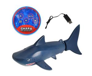 Jouet requin baleine télécommandé - Mini requin électrique RC, jouet de jeu d'eau portable, bateau RC amusant en plein air, 4,5 x 10,6 x 5,7 cm, jeu aquatique interactif durable | Pour les âgé