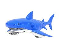 Jouet requin radiocommandé 2,4 G avec lumières LED, bateau requin radiocommandé réaliste, compartiment à piles étanche IPX7, design étanche, pour enfants de 3 à 12 ans, idéal pour la piscine, le bain