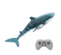Jouet Requin Radiocommandé - Poisson Aquatique Haute Simulation, Télécommande 2.4G Réaliste | Jouet de Bain Piscine, Amusant Requin Flottant Cadeau Été Activité Plein Air Garçons Fill