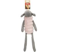 Jouet RIBOLA Mouton Assis Rose S 19x15,5x49CM