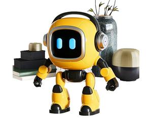 Jouet Robot AI - Robot de Dialogue Intelligent de 15 cm, Compagnon de Bureau pour | interactif d'apprentissage Vocal, Jeux de Questions et réponses pour raconter des Histoires, Jouet