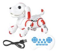 Jouet Robot de Chien Détection Tactile Télécommande pour enfant - Rouge Rouge G