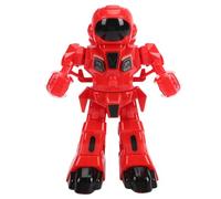 Jouet Robot de Interactif avec Télécommande 2,4 G, Action de Frappe à Détection de Mouvement, pour Enfants âGés de 3 à 7 Ans, Garçons et Filles (Rouge)