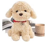 Jouet robot en peluche pour chien - Jouet électronique interactif pour course et parole, chien robot mobile réaliste - Cadeau pour les filles, la famille, les adolescents, l'anniversaire, Noël, les