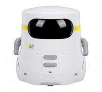 Jouet Robot Intelligent pour Enfants, Compagnon Interactif, Robot éducatif Chantant et Dansant pour Enfants de 3 à 14 Ans, 5.1 Pouces, Plastique Durable (White)