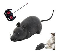 Jouet robotique pour chats souris avec télécommande à batterie, jouet interactif Squeaky qui simule de vraies proies, idéal pour jeux et divertissements pour chats