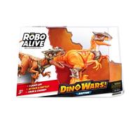 ZURU - Robo Alive - Dino Wars Raptor - Robot Dinosaure - 4 Armures - Mouvements réalistes - Sonores - 7133