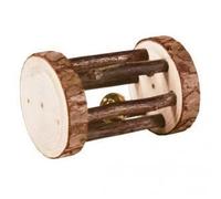 Jouet rongeurs - Trixie - Rouleau de jeu - avec clochette - Ø 5 cm - pour cochons d'Inde et lapins