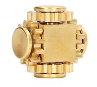 Jouet Rotatif à Liaison d'engrenage en Laiton, Jouet Rotatif pour tdah, anxiété, soulagement du Stress, roulement des Doigts, pour Enfants et Adultes