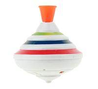 Jouet Rotatif à Pousser vers Le Bas avec lumière colorée et Musique Jouet Rotatif à Main pour Enfants avec Pile Bouton