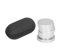 Jouet Rotatif en Forme de S à empilage irrégulier, Jouet Rotatif en Alliage d'aluminium pour Bureau, TDAH, anxiété, soulagement du Stress, pour employé de Bureau, 1,3 x 1,4 (Argent)