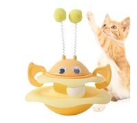 Jouet rotatif pour chat - Jouet à bascule rotatif pour chat - Jouet d'exercice interactif pour chat - Pour que votre chat soit actif, heureux et transpirant