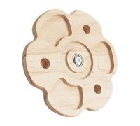 Jouet rotatif pour chinchilla - Jouet à mâcher en bois pour animaux de compagnie | Jouets mignons pour cage d'animaux de compagnie, roue de jeu interactive naturelle pour animaux de compagnie, jouets