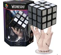 Jouet - Rubik's Cube - Original 3x3 - Socle M. Poignée - Couleurs Blanc et Gris - À partir de 8 ans