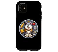 Jouet russe pour la rentrée scolaire, chien, garçon, fille, propriétaire, étudiant et enfant Coque pour iPhone 11