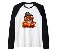 Jouet Russe pour Thanksgiving, propriétaire de Chien, Maman, Papa, Amant, drôle et Mignon Manche Raglan