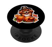 Jouet Russe pour Thanksgiving, propriétaire de Chien, Maman, Papa, Amant, drôle et Mignon PopSockets PopGrip Adhésif