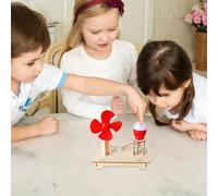 Jouet Scientifique À Turbine - Kit Éducatif Fait À La Main, 15 X 8,5 X 14,5 Cm, Projet STEM pour Enfant, Modèle D'expérimentation Physique | Engager des Pratiques pour Enseigner Les Principes