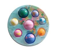 Jouet Sensoriel Anti-Stress À Huit Planètes Pour Enfant, Avec Fossette, Anti-Stress, Pour Autisme, L'anxiété