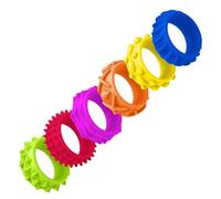 Jouet Sensoriel Anti Stress Enfant | Apaisement des Émotions Format de Poche - Jeu Sensoriel Anti-Stress avec Anneaux en Silicone | pour Voyage Maison Trajets Dortoir Pique-nique Adultes Élèves Garçon