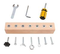 Jouet sensoriel avec Tournevis pour Enfant, développement Silencieux sensoriel et motricité Fine pour de Plus de 3 Ans, Utilisation en H