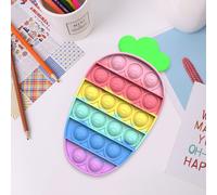 Jouet Sensoriel En Silicone, Bulle De Carotte, Soulagement Du Stress, Jeu De Concentration, Restauration Des Émotions, Jouet Éducatif Pour L'Anxiété Toc