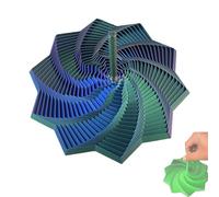 Jouet sensoriel imprimé en 3D, Forme hexagonale, avec poignées, en Forme d'étoile, idéal for la Maison (2025)(#02,4.72in)