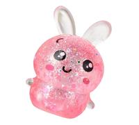 Jouet sensoriel Lapin à Presser - Mignon Cadeaux Anniversaire Carton Fun Paillettes Lapin - Idée Cadeau pour Ados et Adultes - Adultes Amis Salle de ureau Étude Attente Gestion de la colère