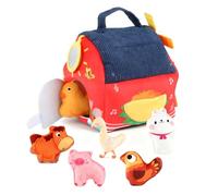 Jouet sensoriel pour bébé - Jeu de reconnaissance des lettres - Jouet en peluche douce - Kit éducatif - Développement des compétences de la petite enfance - Activité passionnante pour et M