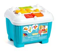Jouet Sensoriel pour bébé Play&Sense Molto avec des Boules et des Figurines sensorielles Multi-texturées sans BPA et emboîtables. Figurines Molles (Coffret Bleu 5 pièces)