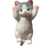 Jouet sensoriel pour Chat 20 x 10 cm, Jouet Anti-Stress réaliste en 3D, Motif Chat Kawaii, Cadeau créatif pour Enfants et Adultes, Style 2