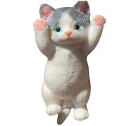 Jouet sensoriel pour chat mignon 20, 3 x 10, 2 cm, jouet sensoriel 3D réaliste pour soulager le stress, doux, chatons Kawaii, Fidget Squeeze, créatif pour enfants et adultes, style 2, jouets senso