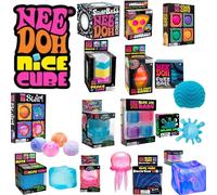 Jouet sensoriel Schylling Nee Doh Nice Cube Nice-Sicle, cube à presser anti-stress, jouet apaisant pour TDAH et concentration Fuchsia