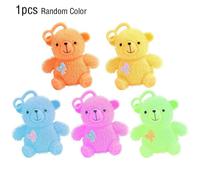 Jouet Sensoriel Squishy Drôle En Caoutchouc, Nouveauté Cadeau Ours Lumineux Mignon, Jouets Pour Enfants, Balle D'Extérieur Clignotante, 1 Pièce, Ln0j0