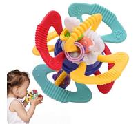 Jouet sensoriel Teether, jouets de dentition sensoriels bébé | Kid Sensory Racether | Accessoires de développement d'apprentissage à poignées multi-texturés, balle de dentition à croquer pour apaisant