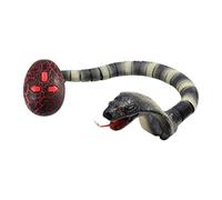 Jouet Serpent À Sonnette Télécommandé - Cobra Réaliste Pour Blagues Et Gadget Nouveauté | Mini Reptile Avec Mouvement Glissant Pour Halloween, Fêtes Et Camping | Design ABS 40 Cm Avec Œuf Télécommande